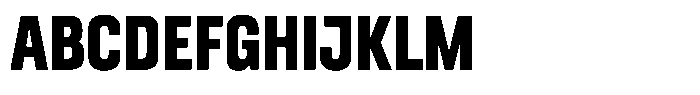 Gantle Bold Condensed Font UPPERCASE