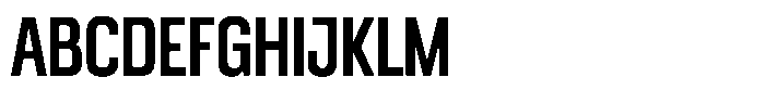 Gantle Condensed Font UPPERCASE