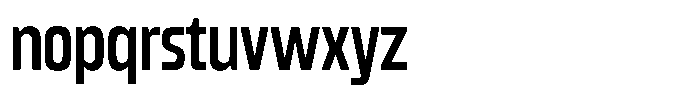 Gantle Condensed Font LOWERCASE