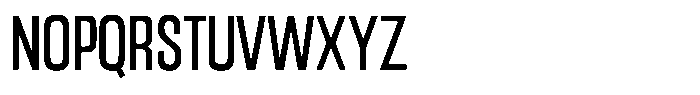 Gantle Extra Light Condensed Font UPPERCASE