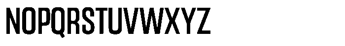 Gantle Light Condensed Font UPPERCASE