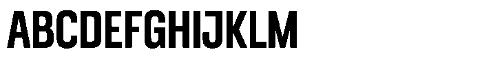 Gantle Medium Condensed Font UPPERCASE
