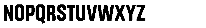 Gantle Semi Bold Condensed Font UPPERCASE