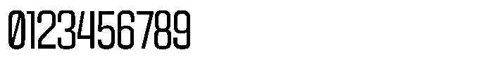 Gantle Thin Condensed Font OTHER CHARS