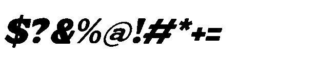 Ganttie Rought Ganttie Italic Font OTHER CHARS