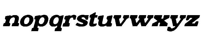 Ganttie Rought Ganttie Italic Font LOWERCASE