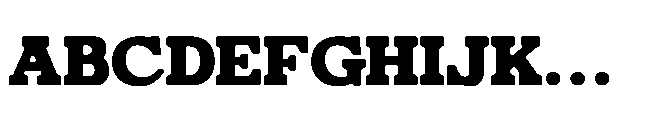 Ganttie Rought Ganttie Regular Font UPPERCASE