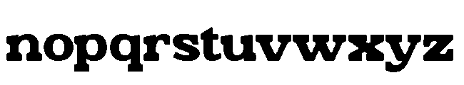 Ganttie Rought Regular Font LOWERCASE