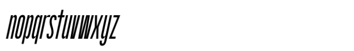 Gantura Light Italic Font LOWERCASE