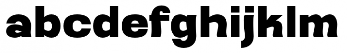 Ganyota Black Font LOWERCASE