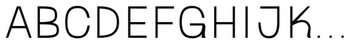 Ganyota Thin Font UPPERCASE