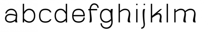 Ganyota Thin Font LOWERCASE