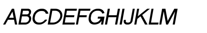 Gapicle Grotesk Medium Italic Font UPPERCASE