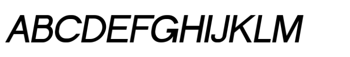 Gapicle Grotesk Semi Bold Italic Font UPPERCASE