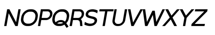 Gapicle Grotesk Semi Bold Italic Font UPPERCASE