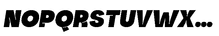 Gaprio Display Italic Font UPPERCASE