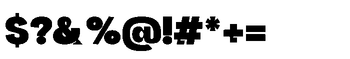 Gaprio Display Regular Font OTHER CHARS