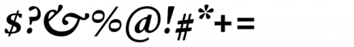 Garalda Bold Italic Font OTHER CHARS