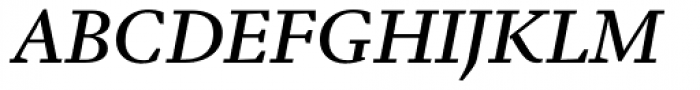 Garalda Medium Italic Font UPPERCASE