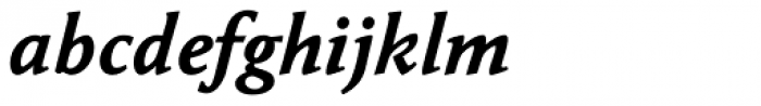 Garaline Bold Italic Font LOWERCASE