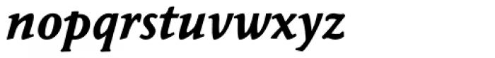 Garaline Bold Italic Font LOWERCASE