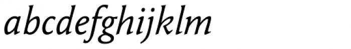 Garaline Italic Font LOWERCASE