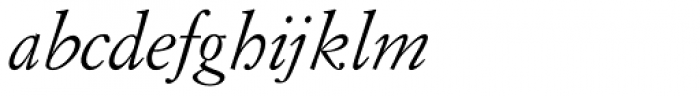 Garam Simon EF Italic Font LOWERCASE