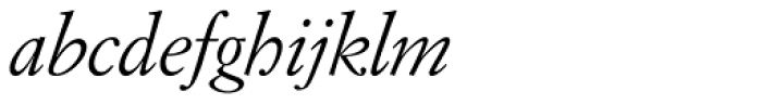 Garam Simon SB Italic Font LOWERCASE