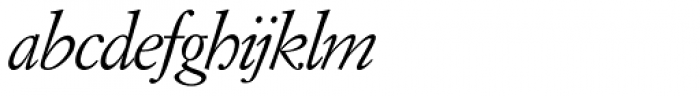 Garam Simon SH Italic Font LOWERCASE