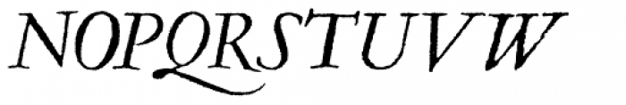 Garamold Italic Font UPPERCASE