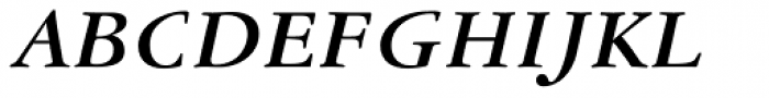 Garamond 3 Bold Italic Font UPPERCASE