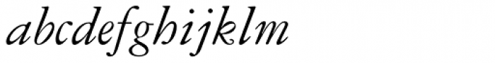 Garamond 3 Italic Font LOWERCASE