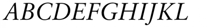 Garamond 96 DT Italic Font UPPERCASE