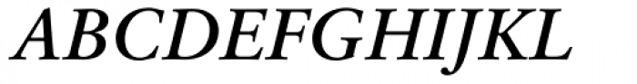 Garamond 96 DT SemiBold Italic Font UPPERCASE