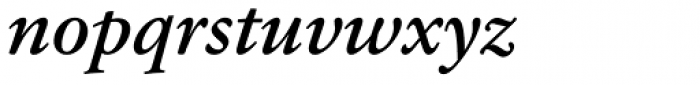 Garamond 96 DT SemiBold Italic Font LOWERCASE