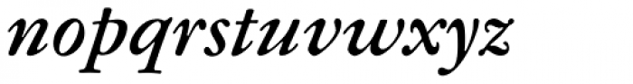 Garamond ATF Micro Medium Italic Font LOWERCASE