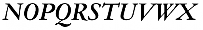 Garamond ATF SubHead Bold Italic Font UPPERCASE