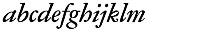 Garamond ATF Text Medium Italic Font LOWERCASE