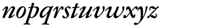 Garamond ATF Text Medium Italic Font LOWERCASE