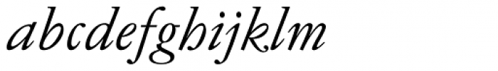 Garamond Antiqua Pro Italic Font LOWERCASE