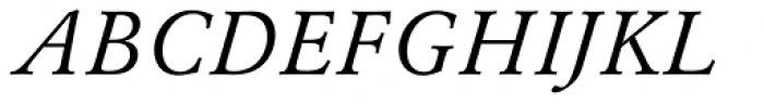 Garamond BE Italic Font UPPERCASE
