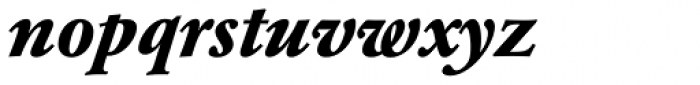 Garamond BE Pro Bold Italic Font LOWERCASE