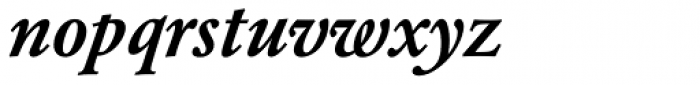 Garamond BQ Med Italic Font LOWERCASE
