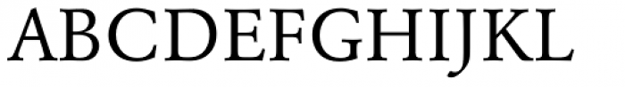 Garamond BQ Regular Font UPPERCASE