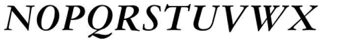 Garamond DT Bold Italic Font UPPERCASE