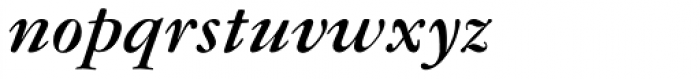 Garamond DT Bold Italic Font LOWERCASE