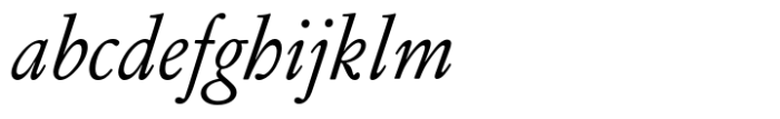 Garamond FB Std Text Italic Font LOWERCASE