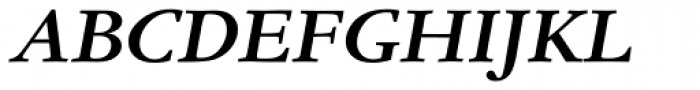 Garamond MT Bold Italic Font UPPERCASE