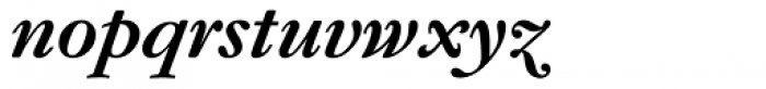 Garamond MT Bold Italic Font LOWERCASE