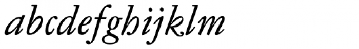 Garamond No 5 EF Light Italic Font LOWERCASE